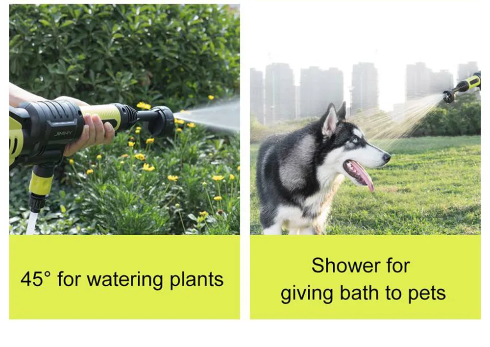 Excellent Jimmy JW31 Car Bicycle Flush Gun Washing Gun Powerful Handheld Rechargeable Cleaning Tool Water Power Cleaner Washer 14
