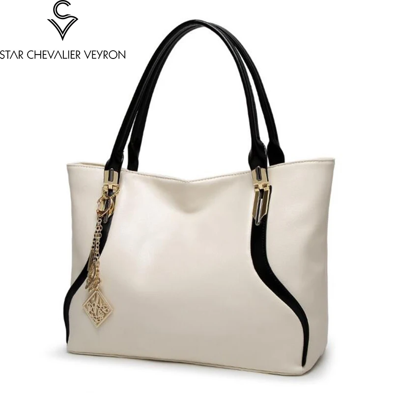 

SCV 2019 Fashion 4 Color PU Handbag New Temperament Shoulder Bag Large Capacity Women's Bag