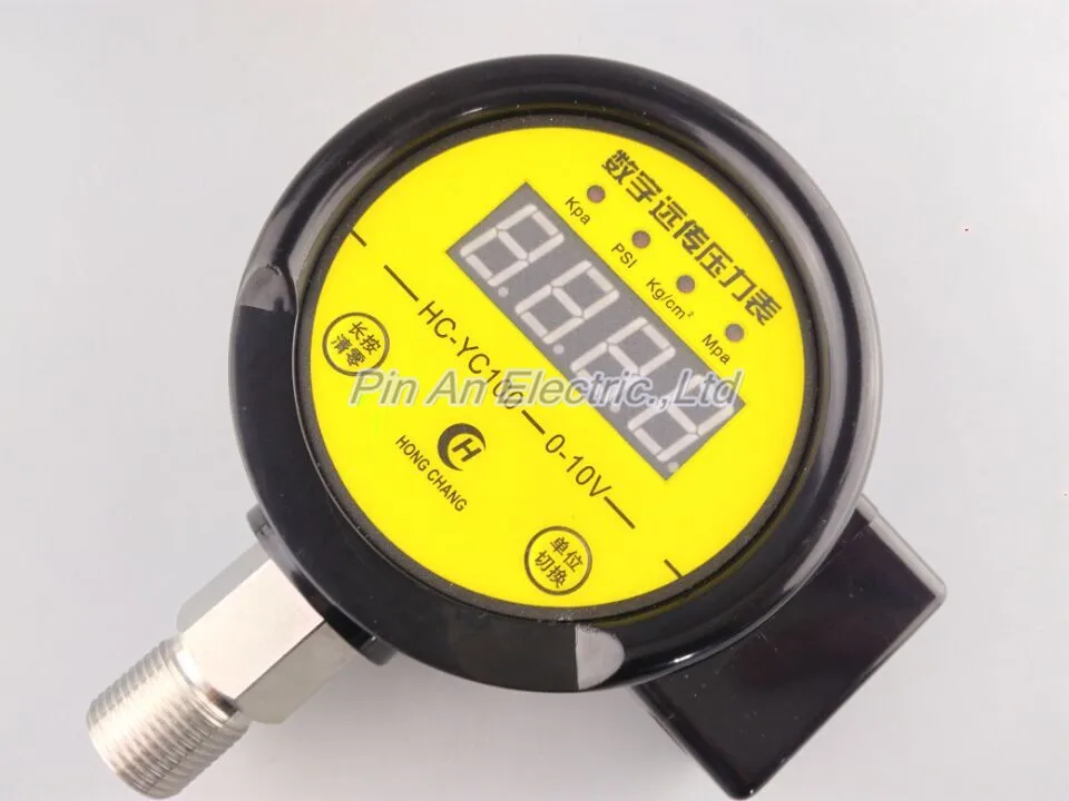 DC12V 24v 0 25MPA Digital remote pressure gauge constant pressure water