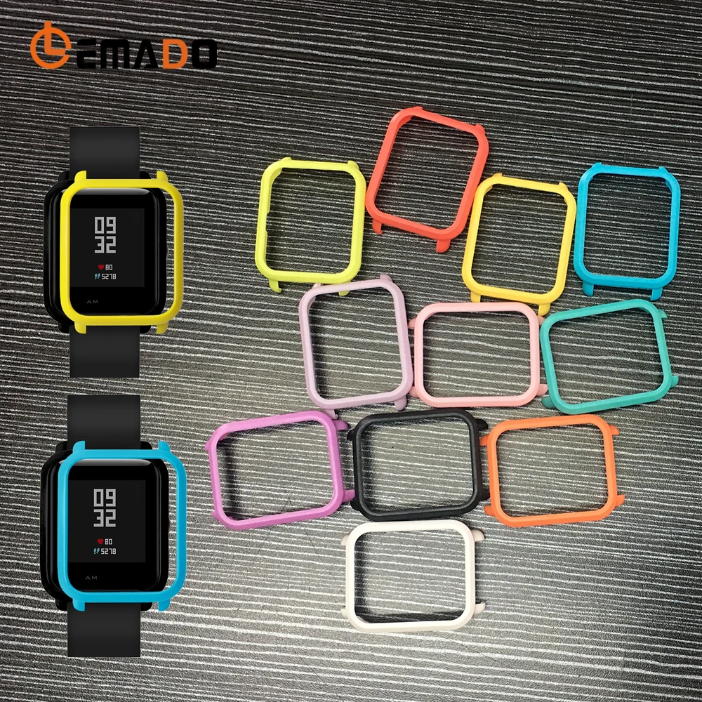 

Frame PC Case Cover for Xiaomi Amazfit Bip BIT PACE Lite Youth Watch Colorful Protect Shell for Xiaomi Huami Amazfit Watch