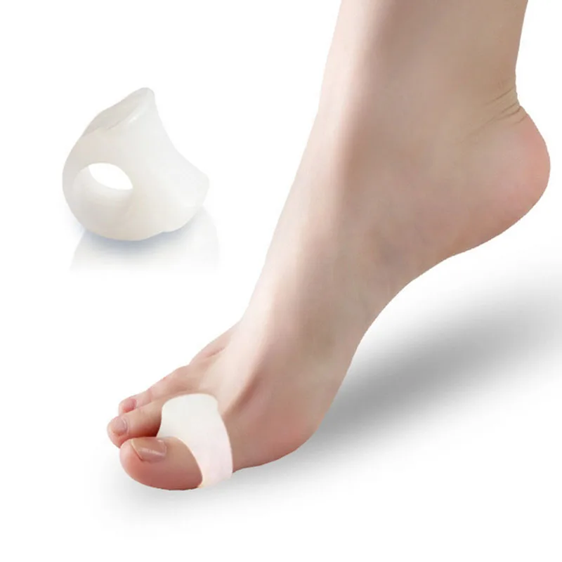 Silicone Gel Toe Corrector Hammer Toes Separator and Protector Cushion Health 2018 New Free Shipping Relief Pads Feet Care Shoes (1)