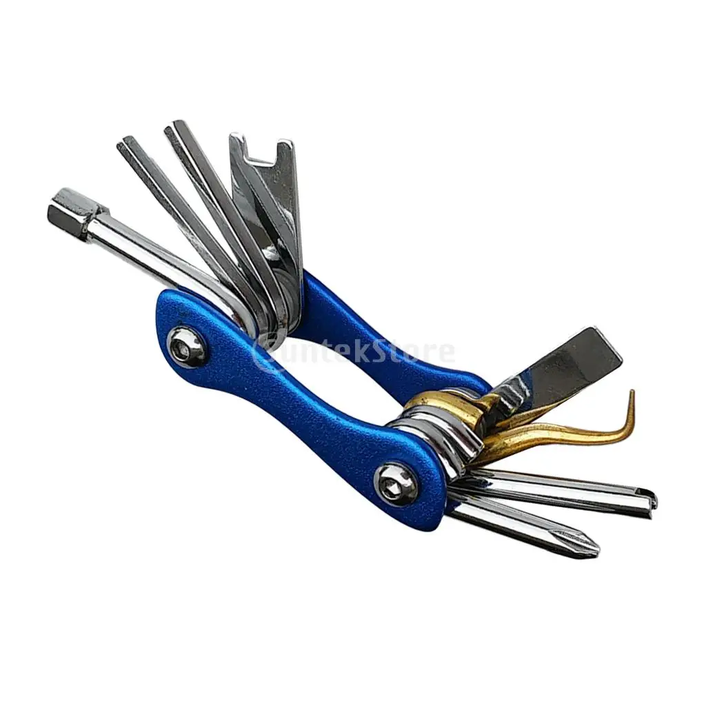 Mini Pocket Folding 8 in 1 Dive Gear Equipment Maintenance Repair Multi Tool for Scuba Diving Dive Diver - 2 Colors