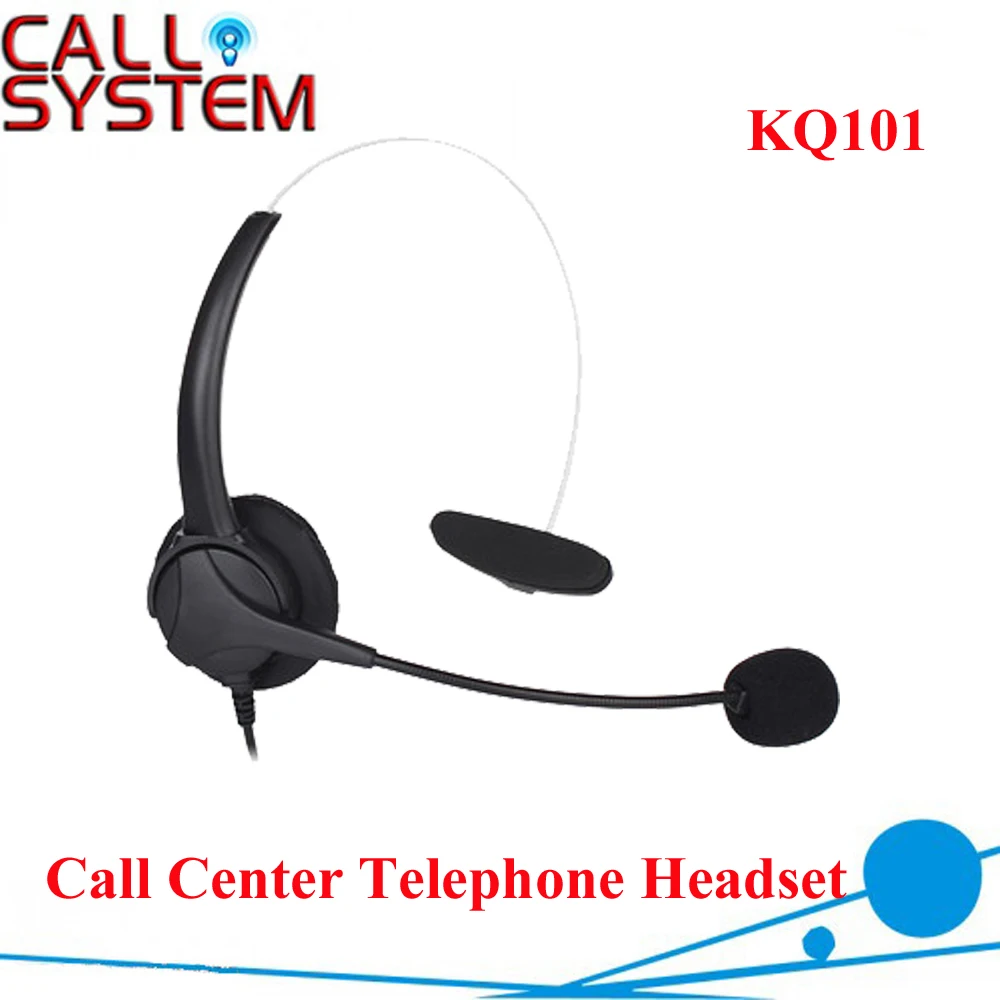 KQ101 телефонные гарнитуры шумоподавление наушники для колл-центра SOHO телефон