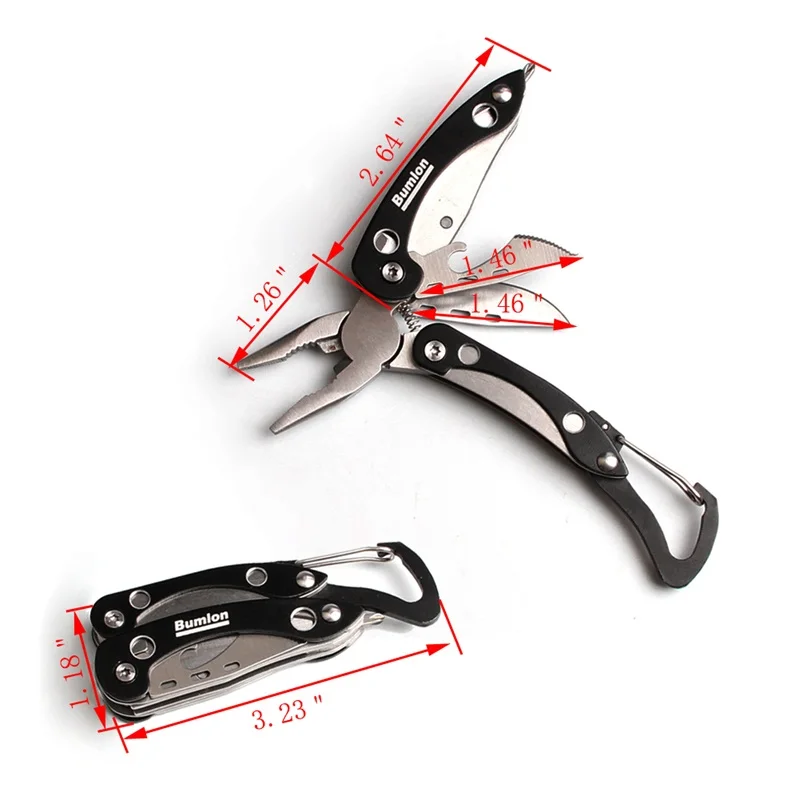 EDC gear camping equipment outdoor Clip pliers multi-purpose mini tool tool keychain 9E006 survival kit supervivencia RL21-0012-12