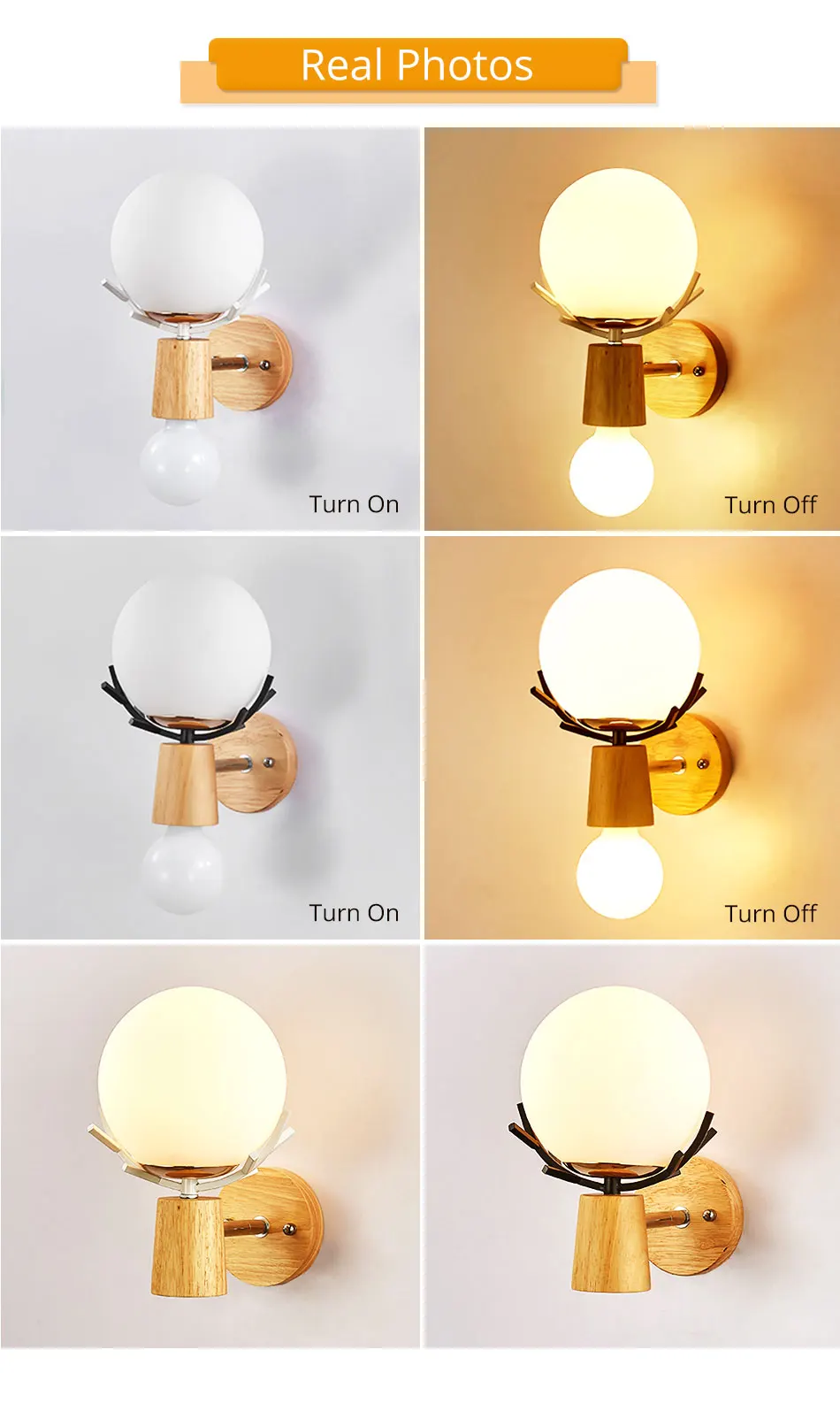 LED wall Lamp Creative Indoor Wall Light Sconce Mounted Lights For Bedroom kitchen Living Room Night Lighting Home Light Fixture (11)