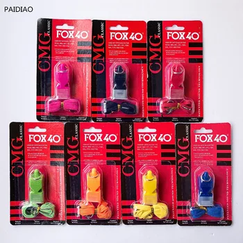 

10PCS/Lot PAIDIAO, FOX40 Whistle Seedless Plastic Whistle Professional Soccer / Basketball Referee Whistle Dolphin Apito