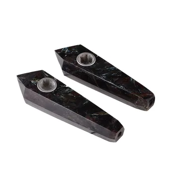 

New Design Natural Colorful Fluorite Quartz Crystal Tube Wand Healing Crystal Point Smoking Pipe healing quartz crystal point