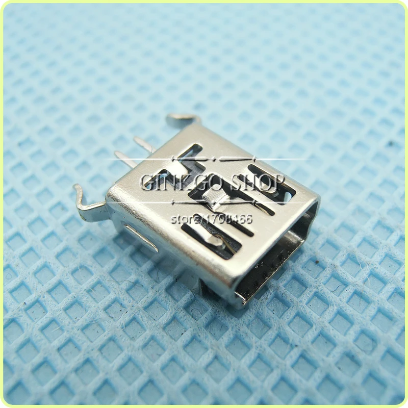 80 шт./лот мини USB разъем для зарядки Philips 180 градусов изгиб ног женский порт