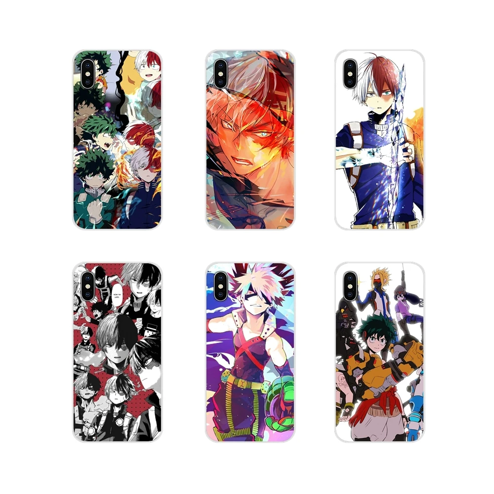 

For Samsung Galaxy A3 A5 A7 J1 J2 J3 J5 J7 2015 2016 2017 My hero academia Shoto Todoroki Accessories Phone Cases Covers
