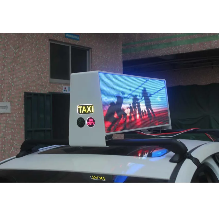 

P2.5 Taxi Top Display 3G/4G/WIFI/ Ethernet/ USB taxi top advertising led display screen led taxi top display
