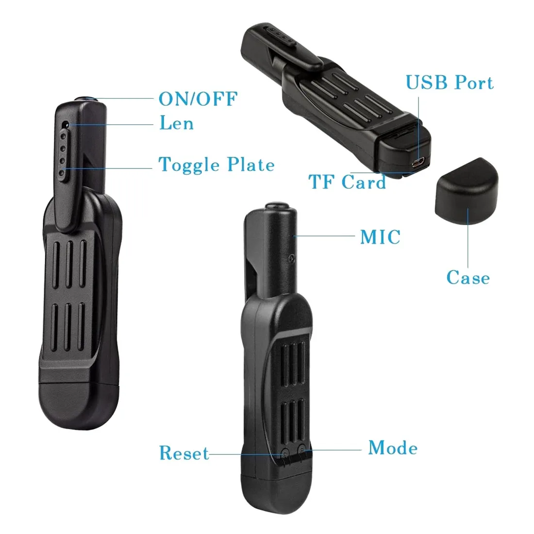  Full 1080P Wearable T189 Pen Mini Camera Body Pen Camera Digital Mini Camcorder Support 32GB Cardca