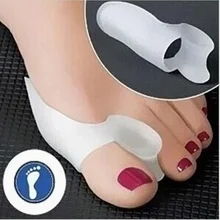 by DHL 2000pair feet care hallux valgus bicyclic thumb orthopedic braces to correct daily silicone toe big bone foot care