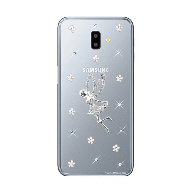Чехол angel design для Samsung Galaxy J4 Plus J6 S10 S10e A8S A7 2018 прозрачный чехол телефона бампер J7 neo J5