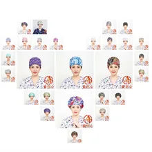 ALX-хирургическая Кепка для мужчин и женщин, шляпа для операционного зала, шляпа для стоматологического салона красоты, Рабочая кепка, напечатанная на Европе и Америке