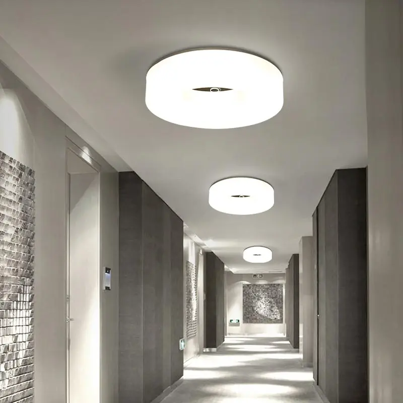 

18W Led Ceiling Lamp Modern Acrylic Decor Living Room Bedroom Stair Kitchen Light Fixtures White Iron Indoor Home Lighting 220V