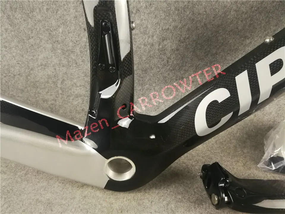 T1000 3 K/1 K Антрацит серебристо-черный Cipollini NK1K карбоновая рама для шоссейного велосипеда с BB68/BB30 матовая/глянцевая для выбора