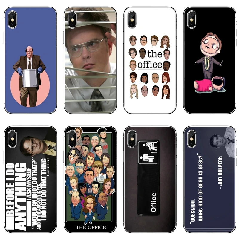 

TV the office cast meme Michael Scott For Samsung Galaxy S10 S9 S8 S7 S6 edge Plus Lite S5 S4 mini Note 9 8 5 4 Soft phone case