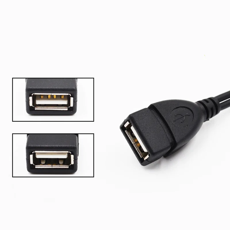 USB Type A Female to Micro Male Host OTG с Y Cable IJS998| |