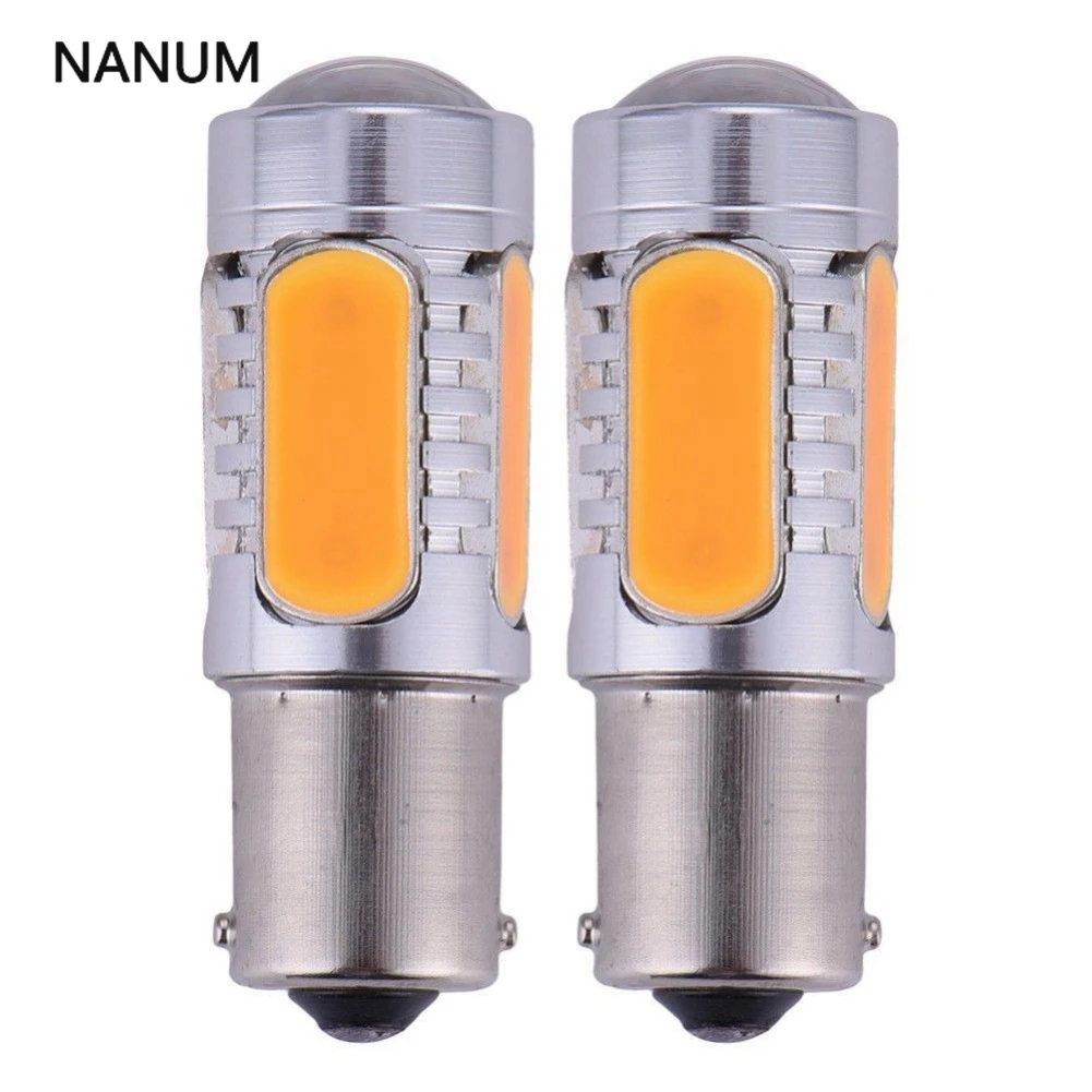 

Universal 1156/BA15S/BAU15S/BAY15S COB led bulbs Stop Bulb Turn signal Amber Fog Driving Auto Brake Backup Light Lamps