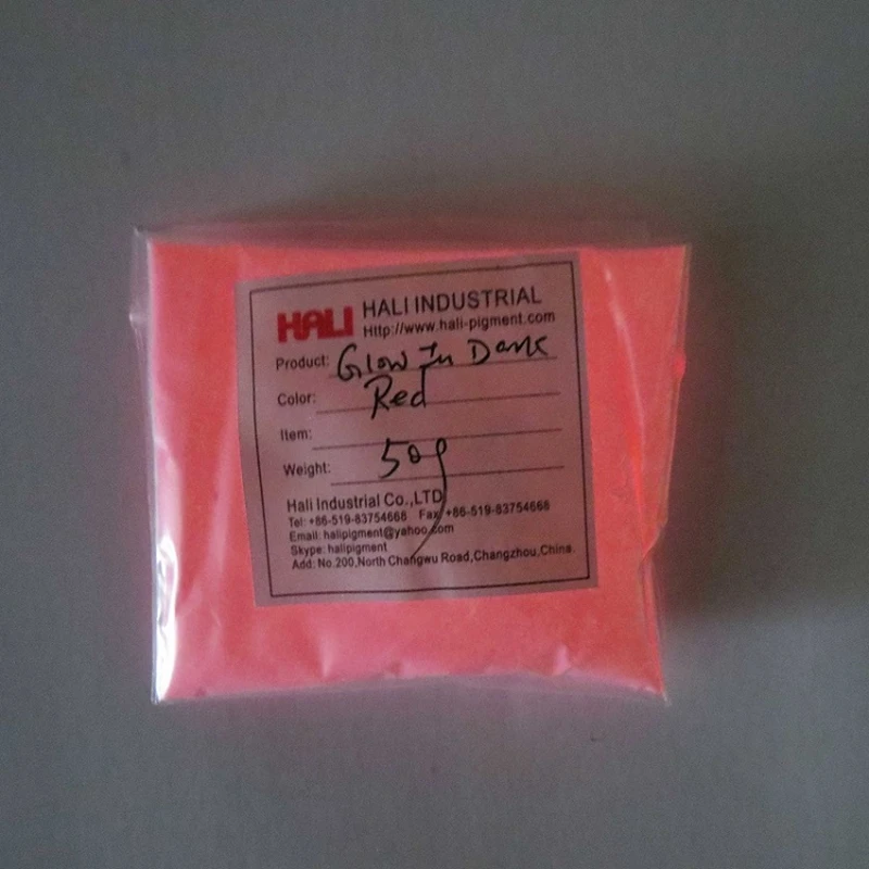 Luminous powder photoluminescent powder glow in dark pigment color:purple lot=50gram item:HLD-719 ing widely used. Luminous Pigment