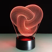 Lampe De Chevet De Chambre 3d ночной Светильник Usb Led 3d лампа мини светодиодный светильник s на батарейках 3d светильник