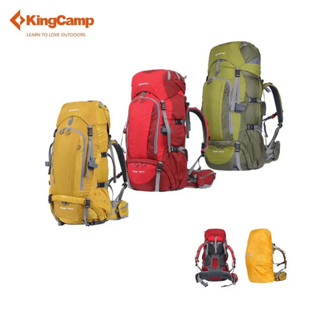 KingCamp 55L тактический рюкзак Professional нейлон прочный водонепроницаемый походные рюкзаки для альпинизма Кемпинг Треккинг Traving