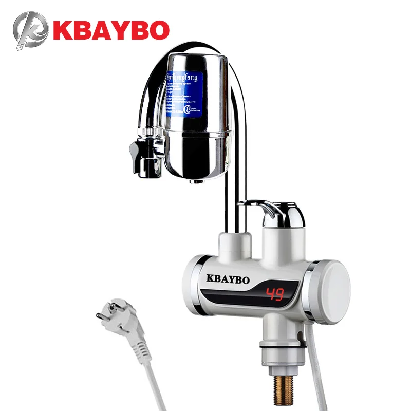 

3000W Instant Kitchen faucet water filter electric Water Heater Tap 2 kinds of outlet mode can be consumed directly