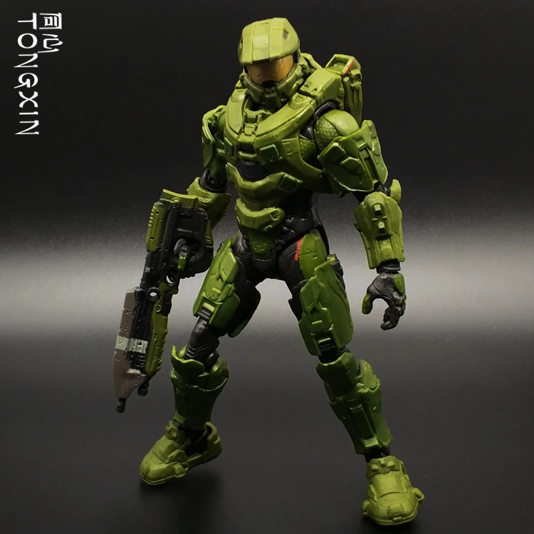 Новинка HALO Spartan Warrior Sergeant Halo модель Фигурка Mezco macfarlan