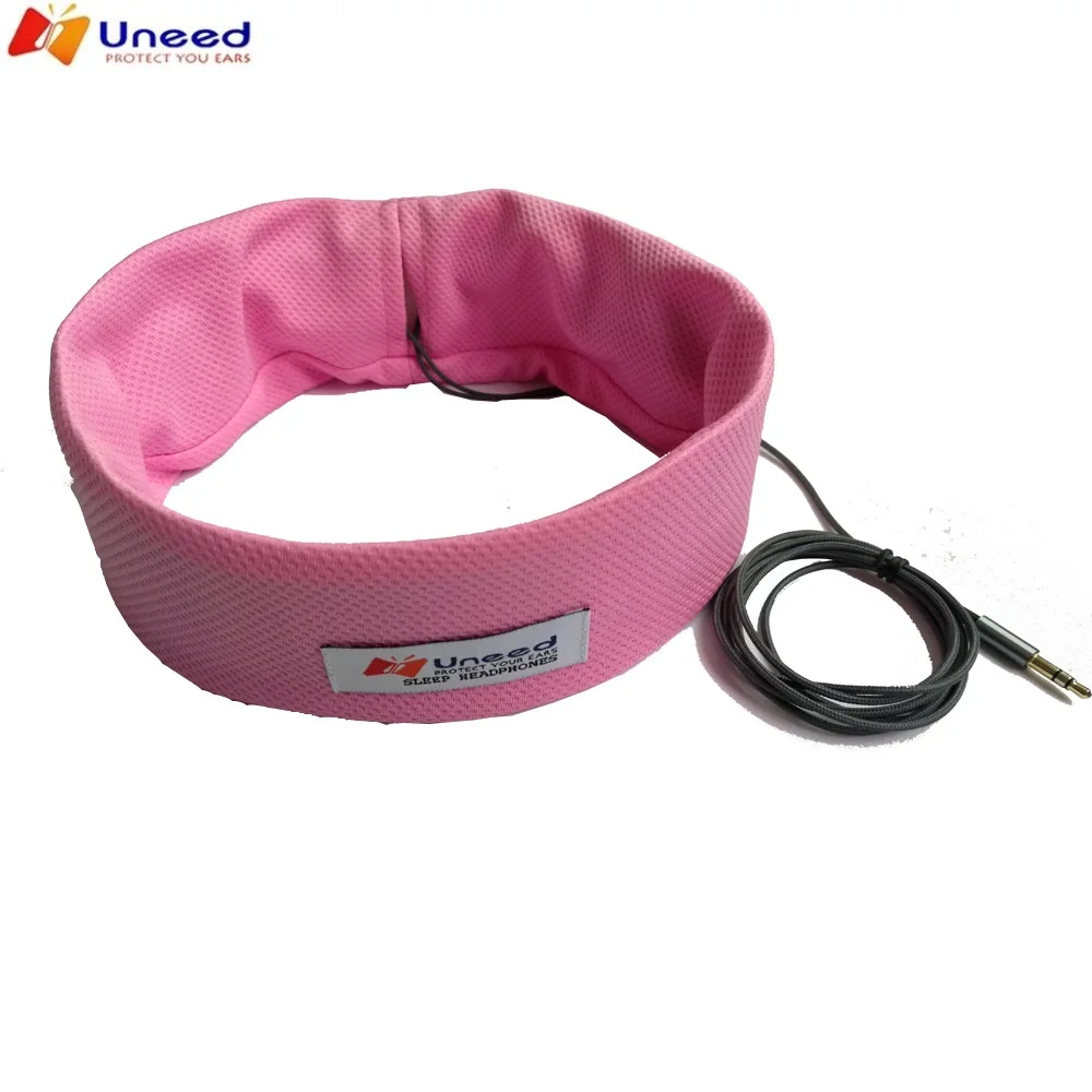 

(5 Pieces/Pack) Uneed Cooling Outdoor Sports Headband Headphones Refresh Breathable Sleeping Headphone Eye Mask for Phones MP3