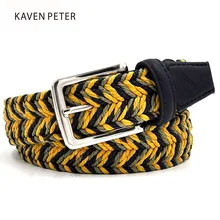 2016 The Newest Fashion Man Braided Belt Men’s Golf Braided Belts With Wax Rope Material Mixed Color Free Shipment