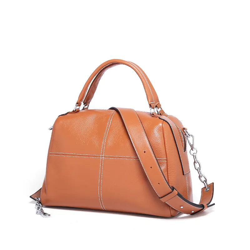 

Branded fashion Real leather Handbag High Quality genuine leather women's shoulder bag luxury women bags designer