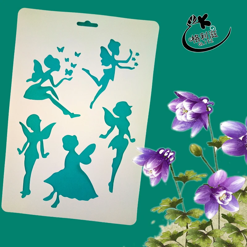 

Angels Layering Stencils for DIY Scrapbooking/photo album Decorative Embossing DIY Paper Cards Crafts