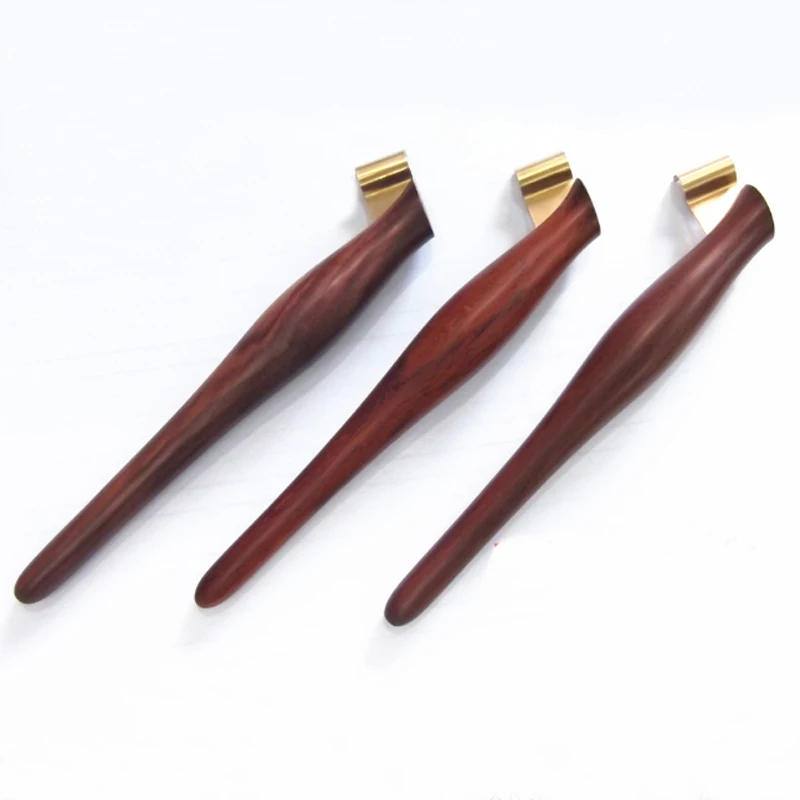 Handmade Rose Wood Carrot Oblique Calligraphy Nib Dip Pen Copperplate Script Dip Cut Side Pen Holder Dip Pen lc7821 dip 30