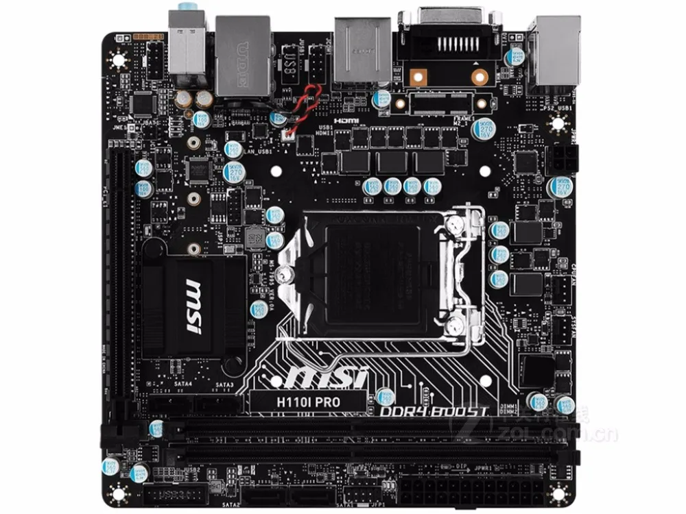 MSI H110I PRO оригинальная материнская плата MINI-ITX 17*17 см LGA1151 иглы M.2 Поддержка 6/7 Gen i3 i5 i7 DDR4 32G SATA3 USB3.0