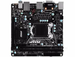 MSI H110I PRO Оригинал материнская плата MINI-ITX 17*17 см LGA1151 иглы M.2 Поддержка 6/7 Gen i3 i5 i7 DDR4 32 г SATA3 USB3.0