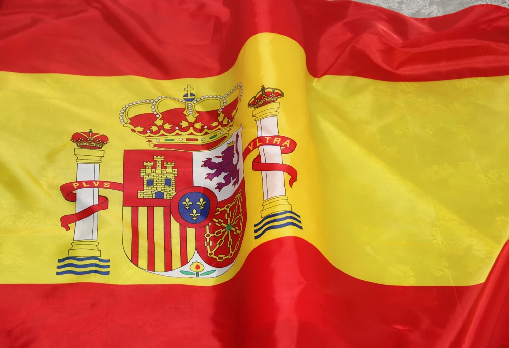 90x60 см испанский Международный Национальный флаг Испанский флаг полиэстер с принтом большой флаг NN017