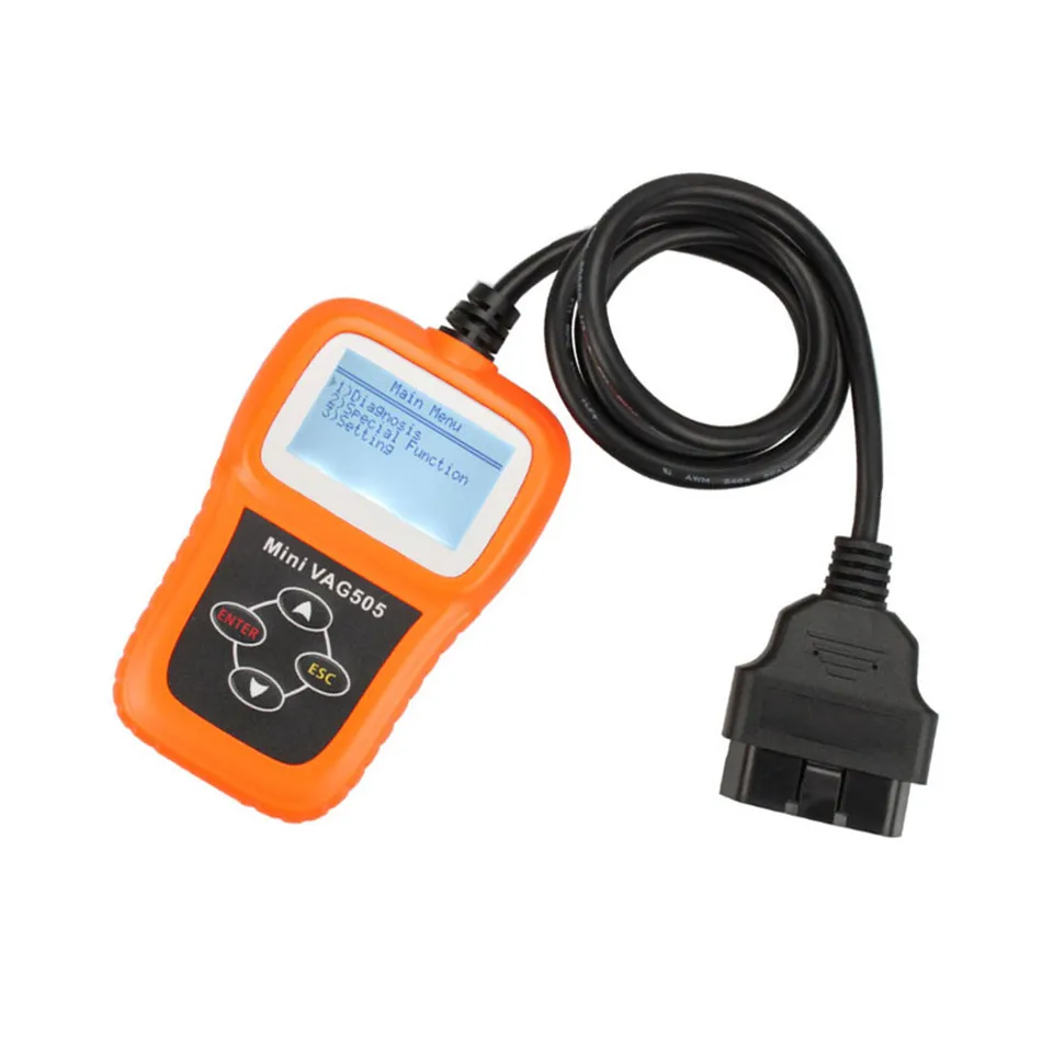 VAG505 OBD2 автомобильный диагностический инструмент VAG 505 OBDII супер профессиональный автоматический диагностический инструмент 2 II считыватель кода сканер