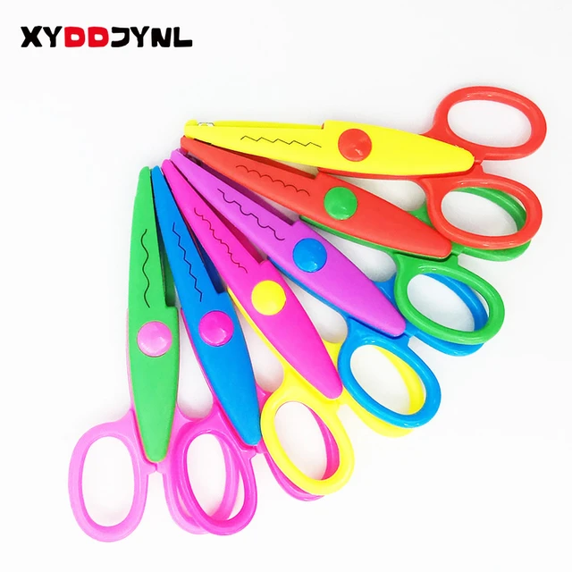 Craft Decorative Scissors Kids  Scissors Craft Scrapbook - 6pcs Paper Craft  Scissors - Aliexpress