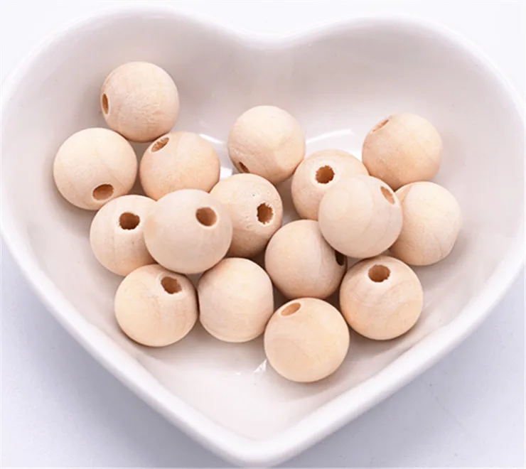 

50pcs/lot 8/12/14mm Original Wooden Beads Loose Wood Beads DIY Handmade Jewelry Accessories