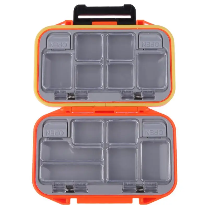 

Fishing Tackle Boxes 12 Compartments Waterproof Lure Hook Bait Fishing Tackle Storage Box Case Double Side Fish Pocket box BAG