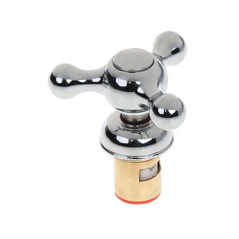 

1 Set Kitchen Sink Faucet Water Mixer Accessories Water Purifier Valve Core Cover Cross Handle G1/2