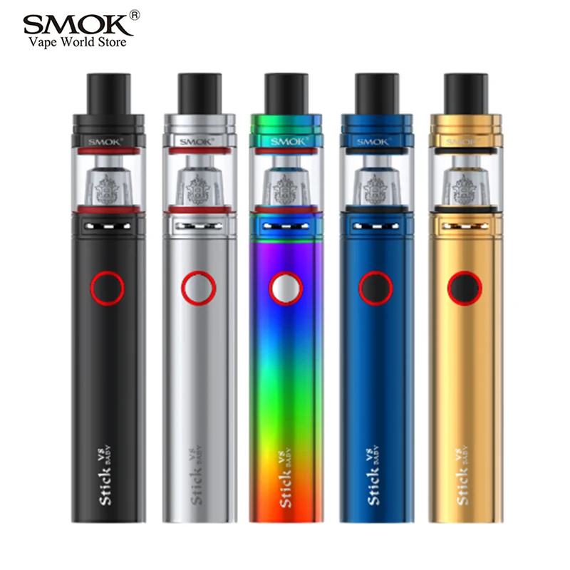 Оригинальный SMOK Stick V8 Детский комплект Vape электронная сигарета испаритель с TFV8