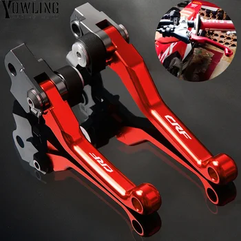 

For Honda CRF250R CRF450R CRF 250R 450R 2007 2008 2009 2010 2011 2012 2013 2014 2015 2016 CNC Pivot Foldable Clutch Brake Lever