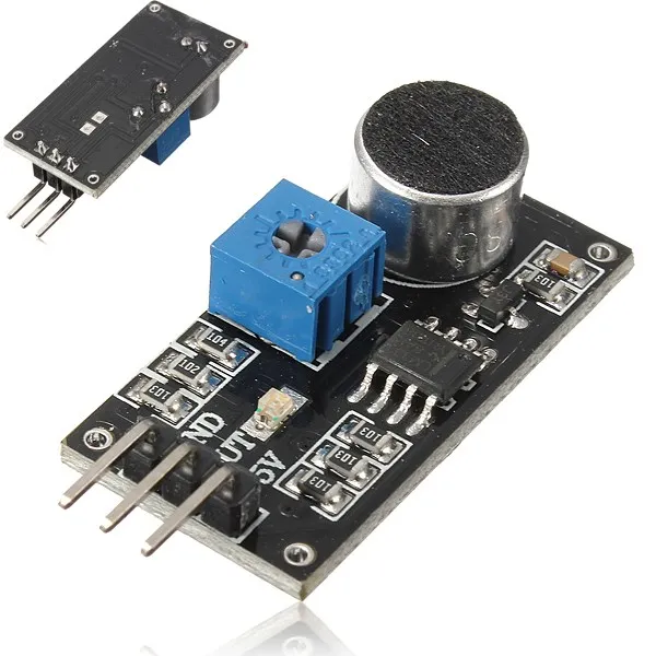2017 heißer Verkauf Schallsensor Detektionsmodul LM393 Chip Elektret-mikrofon Für Arduino