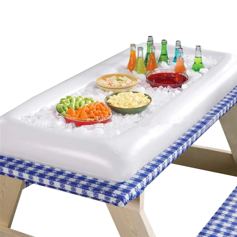 Inflatable Serving Bar Cooler Buffet Salad Food Drink Tray Ice Cooler