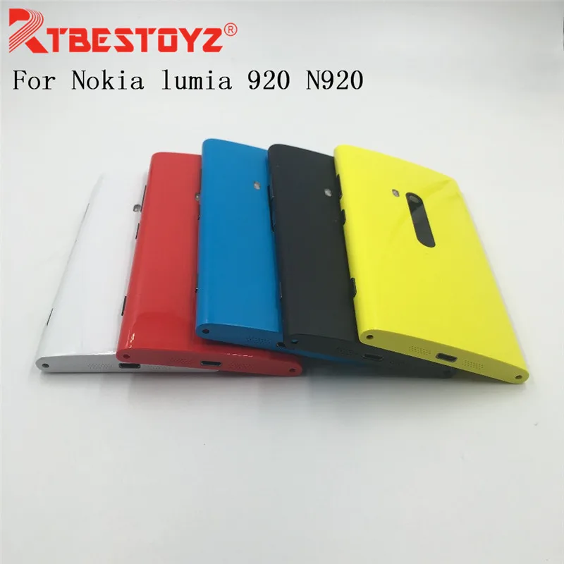 Оригинальный корпус RTBESTOYZ задняя крышка аккумулятора для Nokia lumia 920 N920 запасные