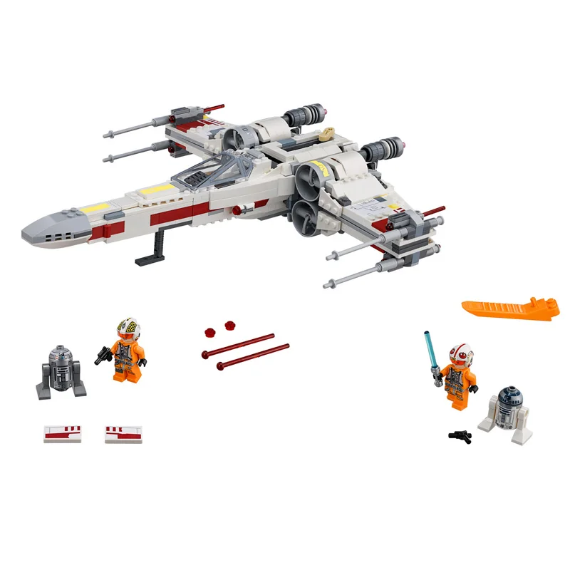 

Compatible legoings 75218 05145 Star Wars Poe's X-Wing Fighter Model Building Blocks Bricks Toys for Children Christmas Gifts