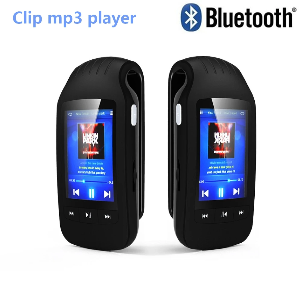 Портативный 8 ГБ мини-клип Bluetooth mp3 плеер HOTT 1037 Спорт Шагомер FM радио w/TF слот для карты стерео музыкальный плеер 1,8 ЖК-экран