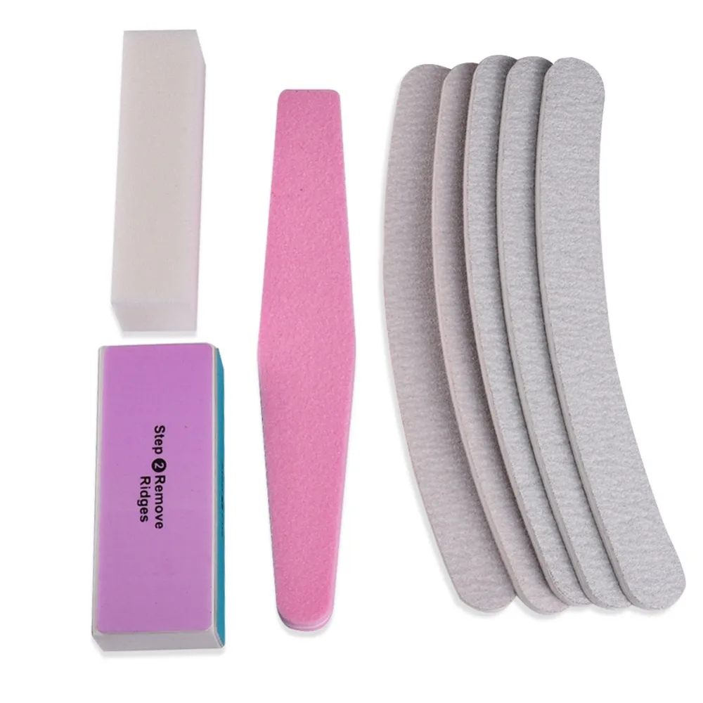 Buy Biutee 8PCS Nail Art Sanding Files Buffer Block Manicure