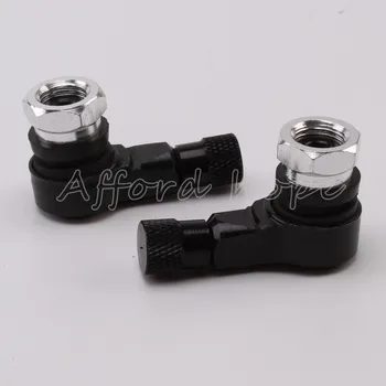 

Aluminum Black Motorcycle Wheel Tire Valves Stem Air Tyre Cap 10mm 90 Degrees for KTM 690 990 DUKE RC8 1190/R DUKE 200 G Y